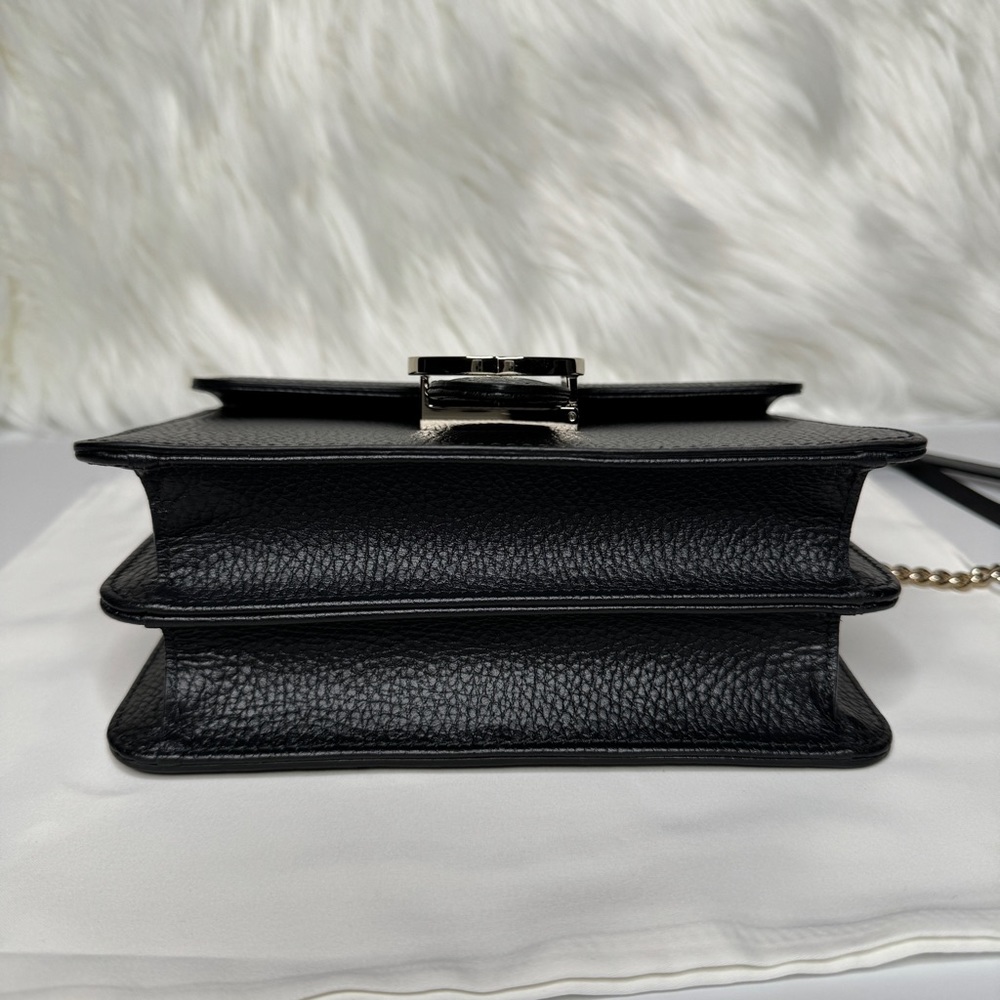 Gucci Black Icon GG Interlocking Small Crossbody Bag - Picture 3 of 12